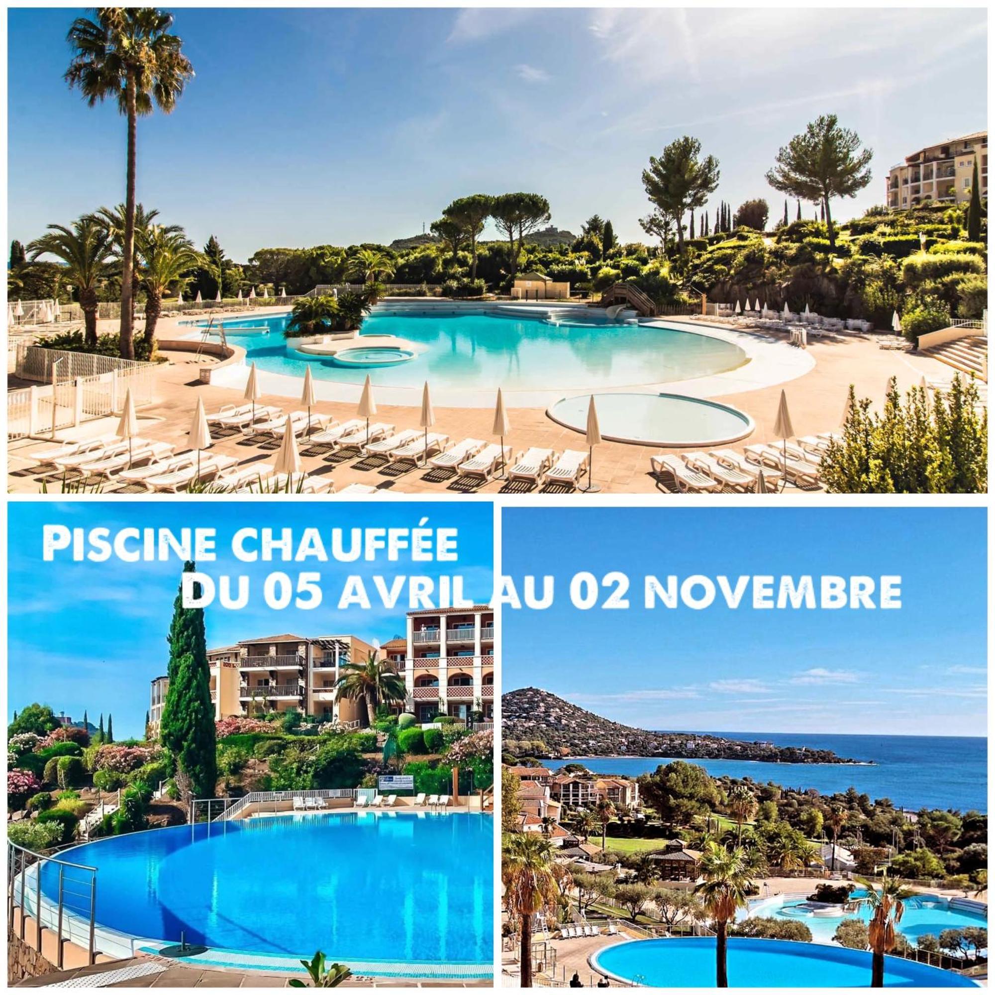 T2 En Rez De Jardin Privatif Cloture , Cap Esterel Pierre Et Vacances ,Piscine Chauffee Des Le 05 Avril Au 02 Novembre Сен-Рафаэль Экстерьер фото